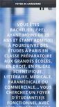 Mobile Screenshot of foyer-charonne.fr