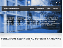 Tablet Screenshot of foyer-charonne.fr